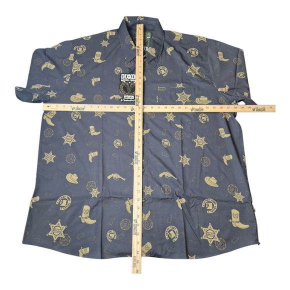 NEW! Dixxon X V-Twin X Rockford Fosgate Short‎ Sleeve Party Shirt Men's 3X NWT - Picture 4 of 7